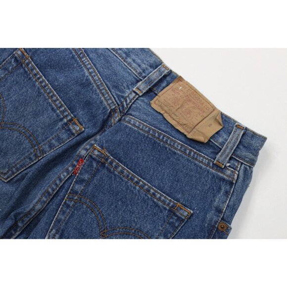 Vintage 90s Levis 901xx Womens 27 Thrashed Button Fly High Waisted Mom Jeans - Picture 15 of 15